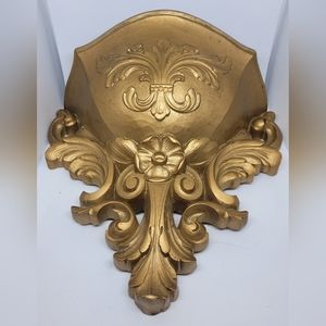 Vintage wall pocket, sconce, wall planter, home decor, homco 1978 wall decoratio